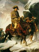 Hippolyte Delaroche Bonaparte Crossing the Alps Sweden oil painting artist